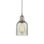 Innovations Lighting Caledonia 5" Wide Mini Pendant Brushed Satin Nickel / Mica