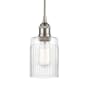 Innovations Lighting Hadley 5" Wide Mini Pendant Brushed Satin Nickel / Clear