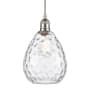 Innovations Lighting Waverly 8" Wide Mini Pendant Brushed Satin Nickel / Clear