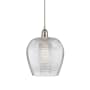 Innovations Lighting Norfolk 12" Wide Pendant Brushed Satin Nickel / Clear