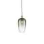 Innovations Lighting Brookhaven Flute 7" Wide Mini Pendant Brushed Satin Nickel / Slate