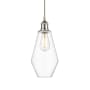 Innovations Lighting Cindyrella 7" Wide Mini Pendant Brushed Satin Nickel / Clear