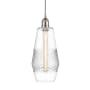 Innovations Lighting Windham 7" Wide Mini Pendant Brushed Satin Nickel / Clear