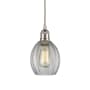 Innovations Lighting Eaton 6" Wide Mini Pendant Brushed Satin Nickel / Clear