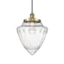 Innovations Lighting Bullet 12" Wide Pendant Antique Brass / Seedy