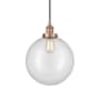 Innovations Lighting Beacon 12" Wide pendant Antique Copper / Clear