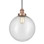 Innovations Lighting Beacon 12" Wide pendant Antique Copper / Seedy