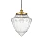 Innovations Lighting Bullet 12" Wide Pendant Brushed Brass / Seedy
