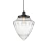 Innovations Lighting Bullet 12" Wide Pendant Matte Black / Seedy