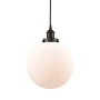 Innovations Lighting Beacon 10" Wide Pendant Oil Rubbed Bronze / Matte White