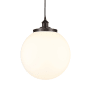 Innovations Lighting Beacon 14" Wide Pendant Oil Rubbed Bronze / Matte White