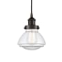 Innovations Lighting Olean 7" Wide Mini Pendant Oil Rubbed Bronze / Clear