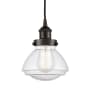 Innovations Lighting Olean 7" Wide Mini Pendant Oil Rubbed Bronze / Seedy