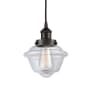 Innovations Lighting Oxford 8" Wide Mini Pendant Oil Rubbed Bronze / Clear