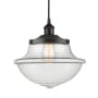 Innovations Lighting Oxford 12" Wide Pendant Oil Rubbed Bronze / Clear