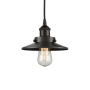 Innovations Lighting Railroad 8" Wide Mini Pendant Oil Rubbed Bronze / Oil Rubbed Bronze
