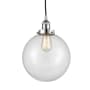 Innovations Lighting Beacon 10" Wide Pendant Polished Chrome / Clear