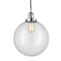 Innovations Lighting Beacon 12" Wide pendant Polished Chrome / Clear