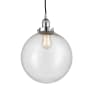 Innovations Lighting Beacon 12" Wide pendant Polished Chrome / Seedy
