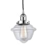 Innovations Lighting Oxford 8" Wide Mini Pendant Polished Chrome / Clear