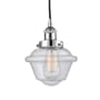 Innovations Lighting Oxford 8" Wide Mini Pendant Polished Chrome / Seedy