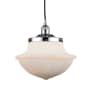 Innovations Lighting Oxford 12" Wide Pendant Polished Chrome / Matte White