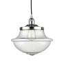 Innovations Lighting Oxford 12" Wide Pendant Polished Chrome / Seedy