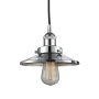 Innovations Lighting Railroad 8" Wide Mini Pendant Polished Chrome
