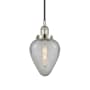 Innovations Lighting Geneseo 7" Wide Mini Pendant Polished Nickel / Clear Crackled