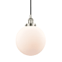 Innovations Lighting Beacon 10" Wide Pendant Polished Nickel / Matte White