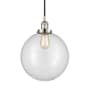 Innovations Lighting Beacon 12" Wide pendant Polished Nickel / Clear