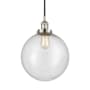 Innovations Lighting Beacon 12" Wide pendant Polished Nickel / Seedy