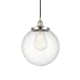 Innovations Lighting Beacon 14" Wide Pendant Polished Nickel / Seedy