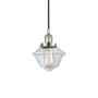 Innovations Lighting Oxford 8" Wide Mini Pendant Polished Nickel / Clear