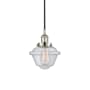 Innovations Lighting Oxford 8" Wide Mini Pendant Polished Nickel / Seedy