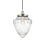 Innovations Lighting Bullet 12" Wide Pendant Polished Nickel / Seedy