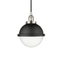 Innovations Lighting Hampden 9" Wide Mini Pendant Polished Nickel / Seedy