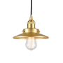 Innovations Lighting Railroad 8" Wide Mini Pendant Satin Gold / Satin Gold