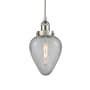 Innovations Lighting Geneseo 7" Wide Mini Pendant Brushed Satin Nickel / Clear Crackled