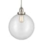 Innovations Lighting Beacon 12" Wide pendant Brushed Satin Nickel / Clear