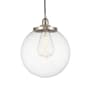 Innovations Lighting Beacon 14" Wide Pendant Brushed Satin Nickel / Clear