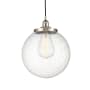 Innovations Lighting Beacon 14" Wide Pendant Brushed Satin Nickel / Seedy