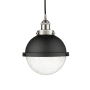 Innovations Lighting Hampden 9" Wide Mini Pendant Brushed Satin Nickel / Seedy