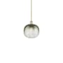 Innovations Lighting Brookhaven Sphere 11" Wide Mini Pendant Antique Brass / Slate