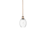 Innovations Lighting Preston 7" Wide Mini Pendant Antique Copper / Clear