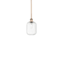 Innovations Lighting Preston 7" Wide Mini Pendant Antique Copper / Clear