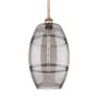 Innovations Lighting Vaz 10" Wide Mini Pendant Antique Copper / Light Smoke
