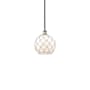 Innovations Lighting Farmhouse Rope 10" Wide Mini Pendant Black Antique Brass / White Glass with White Rope