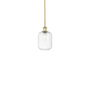 Innovations Lighting Preston 7" Wide Mini Pendant Brushed Brass / Clear
