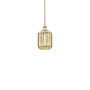 Innovations Lighting Preston 7" Wide Mini Pendant Brushed Brass / Mercury